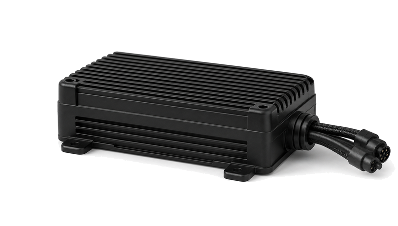 Black anodised e-mobility motor controller product photo